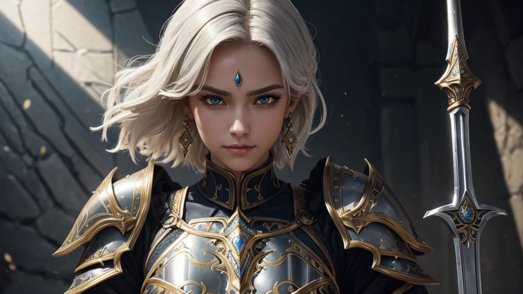 wlop, best quality, cinematic lighting, painting, fine art, 1girl, solo, rain, lips, white hair, armor, headpiece, looking at viewer, gauntlets, chain, upper body, nose, gloves, closed mouth, capelet, depth of field, short hair, armored dress, glowing green eyes, blurry background , battle background,
cowboy shot, contrapposto, looking at viewer, highres, superb, 8k wallpaper, extremely detailed, intricate, unreal engine 5, volumetric lighting, realistic, realistic lighting, cinematic, 4k, cinematic lighting, 8k, depth of field, 3d, masterpiece, perfect, award-winning, hyper-detailed, photorealistic, ultra realistic, realistic light, hard lighting, intricate details, stop motion, hyperfocus, tonemapping, sharp focus, hyper detailed, detailed eyes, eyes focus, (illustration:1.1), highres, (extremely detailed CG unity 8k wallpaper:1.1), (mid shot1.25), (portrait:1.25), (solo:1.2), 1girl, (beautiful face:1.15),
<lora:wlop:0.5>