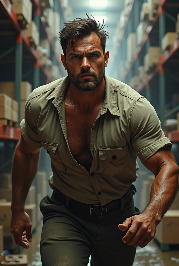 Gay, furry, father, wolf, dad bod, penis, shy, very hairy, bulge