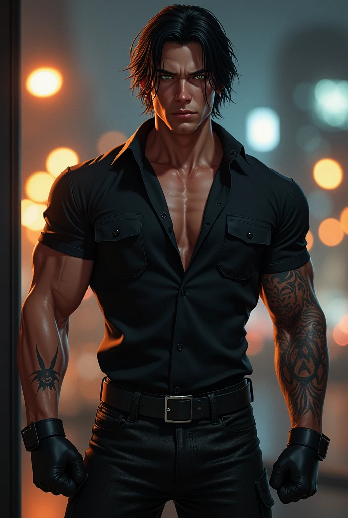 Best Quality, Masterpiece, Ultra High Resolution, (Fidelity: 1.4), Photos, 1 Handsome Long Hair (((Boy)))), Dim, Darkness, Lightning, Despair, Pathese, Movie, Tears, Teardrops, ((Men)), (Torn Clothes: 1.5), (Wet Clothes: 1.4), Kneeling on the Ground, Saving Yourself, Biting Lower Lip, Bare Shoulders, Real Rain, Wet Hair, (((Men)))