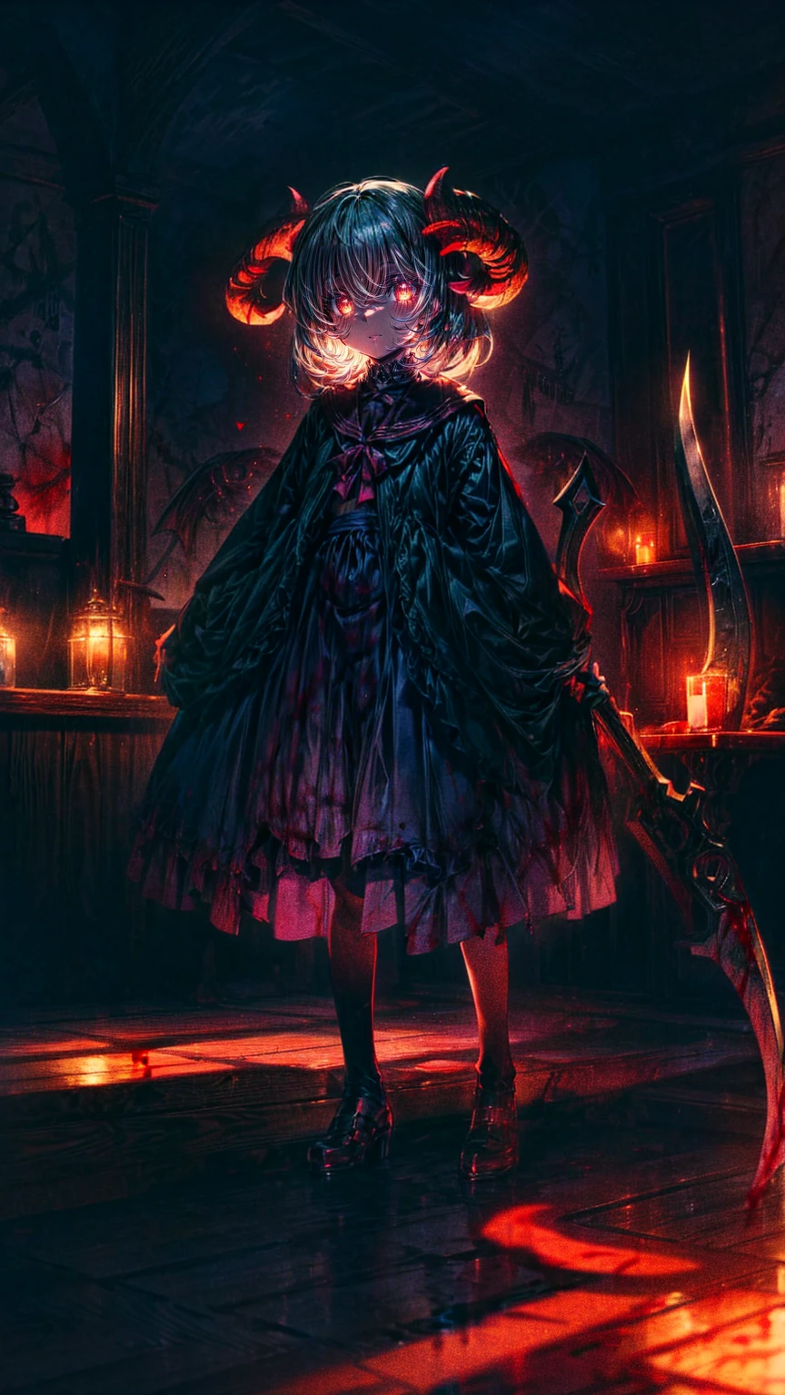  ,,  perfect eyes, Soft light,   High Quality  ,  4K resolution, masterpiece:   fine skin,   Attention to Details  , 最  High Quality  , Awards,   in great detail how a few people are having fun together ,   High Quality  , devilの女王、Horned goat,   Gothic Dress, Living in the Depths of Hell , lava flow,  Long Blue Hair,     bright blue eyes   ,  Red High Heels ,   Navy Blue Dress  、Shadow Face　、  has a weapon 、  Staring at the Audience with an Expression of Fear 、 beautiful girl、とても cute天使、  pink gothic fashion  、 cute、、smile、  Long Skirts、  Black Long Boots 、.(最  High Quality  ,4K,  nothing ,masterpiece:1.2),  in great detail how a few people are having fun together , realistic :1.37,  Spooky altar background  ,Dark fantasy, Red Scheme  ,Ominous atmosphere, Eye Catching ,story,anatomy, Anime Style ,  concept art, beautiful  Attention to Details  顔と ((( red eyes ))),A terrifying ritual ,devilの儀式,Premature death,Inappropriate behavior,クレイジーなsmile,Scythe Face,Girl Monster ,  beautiful,   Delicate Facial Features ,  Sharp Eye,   sharp fangs, pale Skin,  dark background ,   movie lights,   dramatic shadows,  gothic,  Gloomy Atmosphere , Dark fantasy, 1 person&#39;S,   Please open your mouth wide ,  Please open your mouth and peel your fangs   , Sharp teeth like a beast , Wide lips, Very big mouth,   red cheeks  , ,( Blood splatter :1.4),Scary smile, smile,  angel design  , TwiSted smile、Bloody、Head bleeding,,,,,、 Blood splatter 、,( Blood splatter :1.4), skull bones,devil&#39;gun, horror style , ((  fantasy sweet tuffle ruffle pink costume with beautiful attention to detail face)), (( fluttering blonde hair )), ,( Blood splatter :1.4),Female Curves,   Sexy Flat Stomach  ,   perfect hand ,   Perfect Anime Character Faces  , (Pink Tata Dress)),   standing , ((邪悪なsmile)), ,( Blood splatter :1.4), Steam circulation, Illuminated by the moonlight,  night lighting, ( Blood splatter :1.6),アニメ  angel design  , TwiSted smile、Bloody、Head bleeding,,,,,、 Blood splatter 、,( Blood splatter :1.4),  skull bones, Gothic Architecture 、Western architecture、ファンタジーのworld、,Victorian city, Skeleton Gas Light,  absurd,   nothing 、 ((  table top in bed)), ((最  High Quality  )), (  in great detail how a few people are having fun together な), ((  in great detail how a few people are having fun together )), ( beautiful), (( cute)), (NFSW:1.8), 1 personで,(:1.6)、(world&#39;最も恐ろしく不気味なdevilの少女:1.5) beautiful face、  Full Body Lesbians 、pale,  beautiful肌、 beautiful金の髪、smile gently、Dark building ruins、(snow white&#39;ruffle dress:1.3)、(   the dark ruins are stained with blood  :1.3)、 low angle full body shot 、(少女は血の池の中に  standing :1.5)、(The ground :1.3)、(  Lost a lot of blood .....:1.3)、(クレイジーなsmile:1.6)、Spirit、(Blood dripping from the mouth :1.3)、

