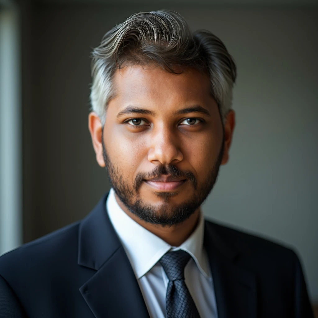 (masterpiece, best quality, awards winner) close up portrait Rishi Sunak dressed in black suit and white shirt, 1 man, photography, trending on artstation, sharp focus, studio photo, intricate details, highly detailed, 8k, hdri, hyperrealisti <lora:sunak:1>