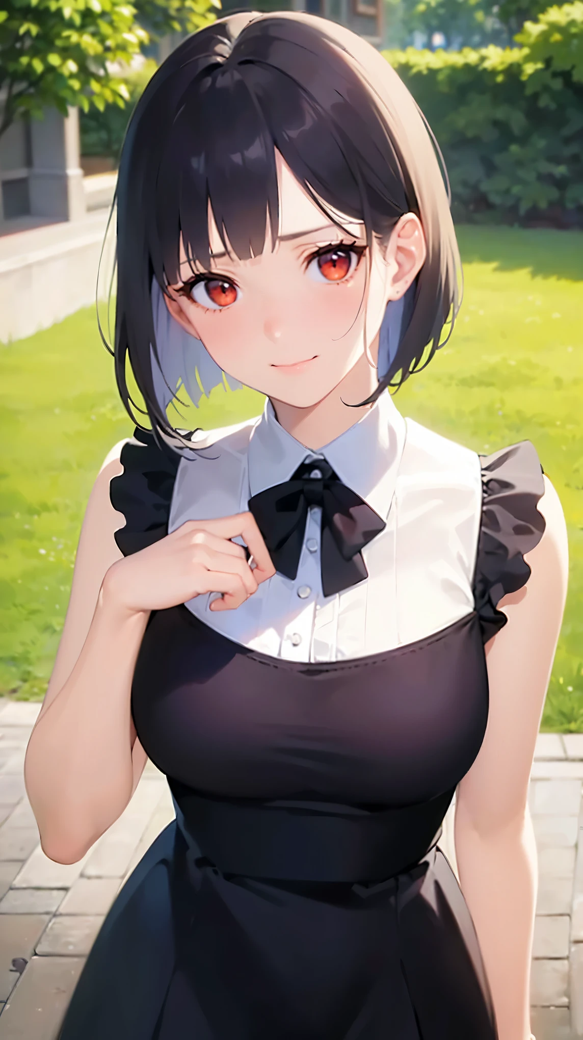 (masterpiece: 1.3, Highest quality, Ultra-high resolution, Very detailed), (Realistic, Realistic: 1.4), Beautiful illustrations, Perfect lighting, Natural light, Depth of the Boundary, Beautiful detailed hair, Beautifully detailed face , Beautiful details, Beautiful clavicle, Beautiful body, beautiful chest, Beautiful thighs, Beautiful feet, Beautiful Hands, Displaying the viewer, 1 Girl, Very cute girl, 16 years old, (Perfect Anatomy, Anatomically correct), Cute and symmetrical face, Baby Face, Perfect Face, Perfect Eyes, Shiny skin, ((Short black hair)),((Updo)), Long eyelashes, (So big and full) chest, juicy thighs, Attractive thighs), (White sleeveless top) Ruffles and deep neckline, Navy Pleated Skirt: 1.3, belt), (Beautiful views), amusement park, Penetration, View cars, (Cute Smile, Upward glance, Lips parted), ((Skirt fluttering in the wind)), ((Not wearing panties, No pants, pubic hair))