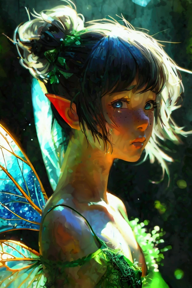 (Tinker Wife:1), cute, cute pose, looking at the viewer, thick thighs, single hair bun hair, short hair, (Strapless Green Dress:1), (fairy wings), 
(chest focus:1.2), From above, (realistic:1.2), (realism), (masterpiece:1.2), (highest quality), (Super detailed), (8K, 4K, Complex), (full body shot:1), 
(cowboy shot:1.2), (85mm),particles of light, lit, (very detailed:1.2), (detailed face:1.2), (Gradation), software, colorful, (fine eyes:1.2),
(detailed landscape, in a glass bottle:1.2), (detailed background), detailed landscape, (dynamic angle:1.2), (dynamic pose:1.2), (third law_composition:1.3), 
(Action range:1.2), wide shot, dawn, alone,
 
(((STANDING))), 
 (((lesbian))), (((only girls))), 
(((masterpiece, HD, high res))), (((beautiful render art))), (((intricate details))), (beautiful hands), (((detailed shading))), 
(((looking at the viewer))), (((fully clothed))), (((full body))), (((against a WALL))), (((resting her back on WALL))), ((leaning slightly forward)), 
(((pulling down her panties))), (((panties down))), (((pose panty pull))), (((sticking hand down her panties))), 
(((she is pulling down her panties))), ((panties at thigh level)), (((panties between her thighs))),  
((showing vagina)), ((naked crotch)), ((Crotch show off)), ((bare crotch)), 
(((Embarrassed))), ((shy)), (((out of breath))), (((TIRED expression))), ((WORRIED expression)), 
((seductive BREAK high-angle view)), ((cleavage)), (((SMALL breasts))), 
(((looking at viewer))), (((detailed eyes))), (((detailed face))), (((detailed mouth))),  
((FRECKLES ALL OVER THE BODY)), ((SHINY SKIN)), 
(((a small 2 inch doll looks at her frightened from the ground))), 