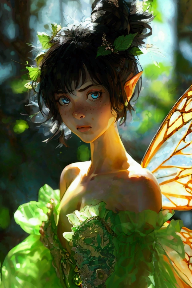 (Tinker Wife:1), cute, cute pose, looking at the viewer, thick thighs, single hair bun hair, short hair, (Strapless Green Dress:1), (fairy wings), 
(chest focus:1.2), From above, (realistic:1.2), (realism), (masterpiece:1.2), (highest quality), (Super detailed), (8K, 4K, Complex), (full body shot:1), 
(cowboy shot:1.2), (85mm),particles of light, lit, (very detailed:1.2), (detailed face:1.2), (Gradation), software, colorful, (fine eyes:1.2),
(detailed landscape, in a glass bottle:1.2), (detailed background), detailed landscape, (dynamic angle:1.2), (dynamic pose:1.2), (third law_composition:1.3), 
(Action range:1.2), wide shot, dawn, alone,
 
(((STANDING))), 
 (((lesbian))), (((only girls))), 
(((masterpiece, HD, high res))), (((beautiful render art))), (((intricate details))), (beautiful hands), (((detailed shading))), 
(((looking at the viewer))), (((fully clothed))), (((full body))), (((against a WALL))), (((resting her back on WALL))), ((leaning slightly forward)), 
(((pulling down her panties))), (((panties down))), (((pose panty pull))), (((sticking hand down her panties))), 
(((she is pulling down her panties))), ((panties at thigh level)), (((panties between her thighs))),  
((showing vagina)), ((naked crotch)), ((Crotch show off)), ((bare crotch)), 
(((Embarrassed))), ((shy)), (((out of breath))), (((TIRED expression))), ((WORRIED expression)), 
((seductive BREAK high-angle view)), ((cleavage)), (((SMALL breasts))), 
(((looking at viewer))), (((detailed eyes))), (((detailed face))), (((detailed mouth))),  
((FRECKLES ALL OVER THE BODY)), ((SHINY SKIN)), 
(((a small 2 inch doll looks at her frightened from the ground))), 