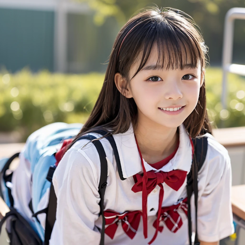   super high res ,   textured skin ,   top quality, (((Super Transcendent Cute Middle School Student )))、((( Super Transcendent Cute Elementary School Student)))