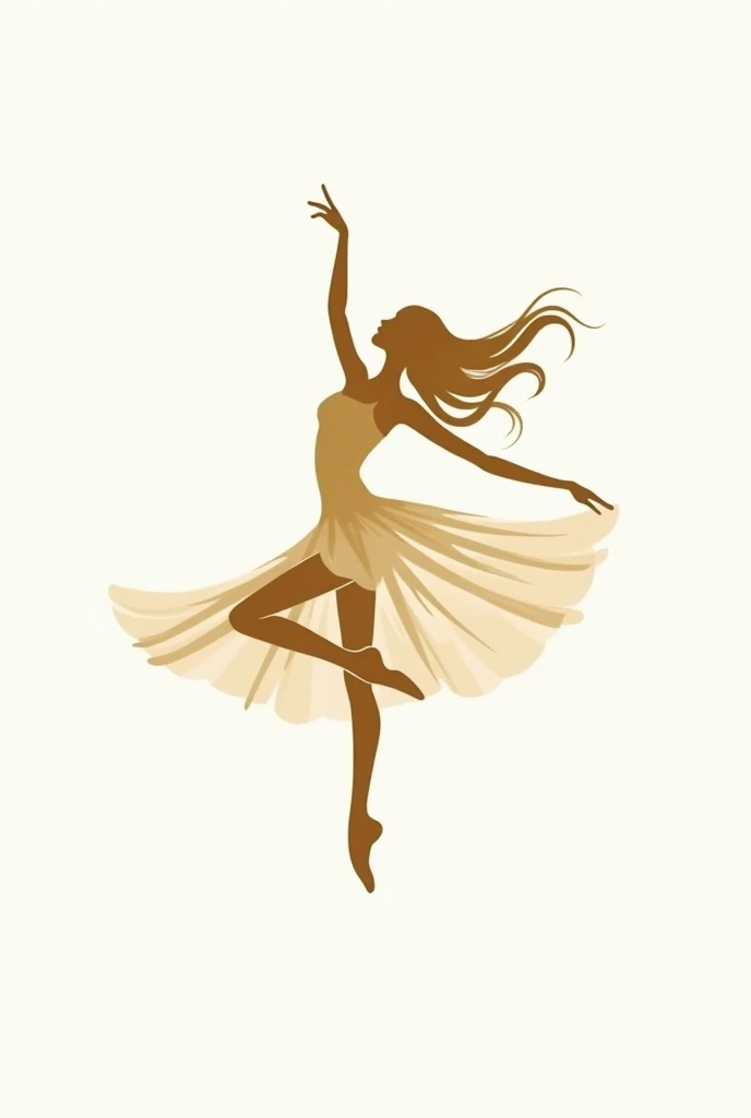 Logo for solo dancer with pastel colors