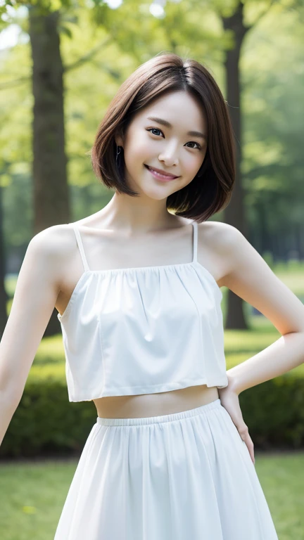 (8k、nfsw、highest quality、masterpiece:1.2)、(Realistic、Realistic:1.37)、Jump、White 、Summer clotheini skirt、Very detailed、超A high resolution、1 girl、Lacrosse、Beautifully detailed face、Laughter、narrow、(Slim waist) :1.3)、Beautiful and detailed skin、Skin Texture、Floating Hair、Professional Lighting、Human whole body、Shortcuts、Bob Hair、E Cup、smile、16 years old、Blue Ribbon、Baby Face、子供っぽいsmile、Sappin''''''、Moisturizing lips、Pale pink lips、Upper body naked、Lace green underwear、Micro size underwear、Umbilical cord prolapse、D cup breasts、Cleavage
