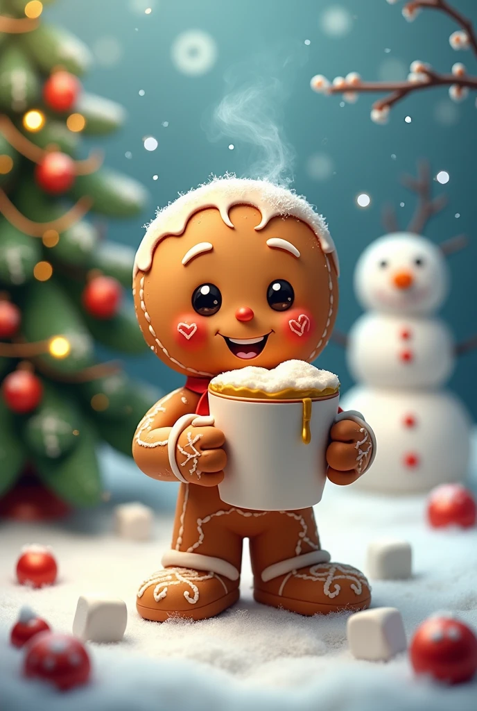 Christmas, breakfast, decorated gingerbread cookies, cup of milk, little girl, smiles, moments of joy, hyper-realistic image