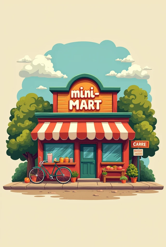 Mini Mart Logo - SeaArt AI