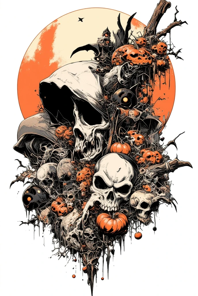  large collection of Halloween tattoos and symbols, Flash Sheet,  tattoo flash , sailor jerry  tattoo flash , mcbess, mcbess illustration, mcbess poster,  artwork, ink  artwork,  tattoo sketch ,  sticker illustration , Ink drawing,  tattoo graphic , graffiti, hd  artwork,  HD vector art , Retro line art,  line art illustration ,  tattoo design 