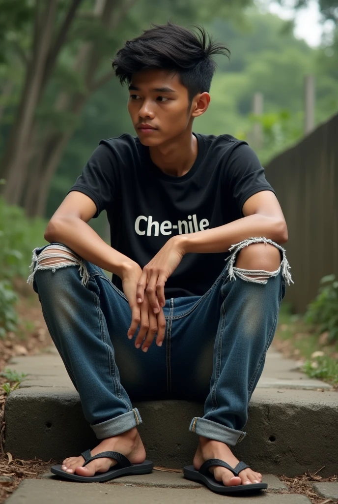 Boy in sportswear, in front of a graffitied wall. Smoking, wearing a cap. Garbage on the floor.