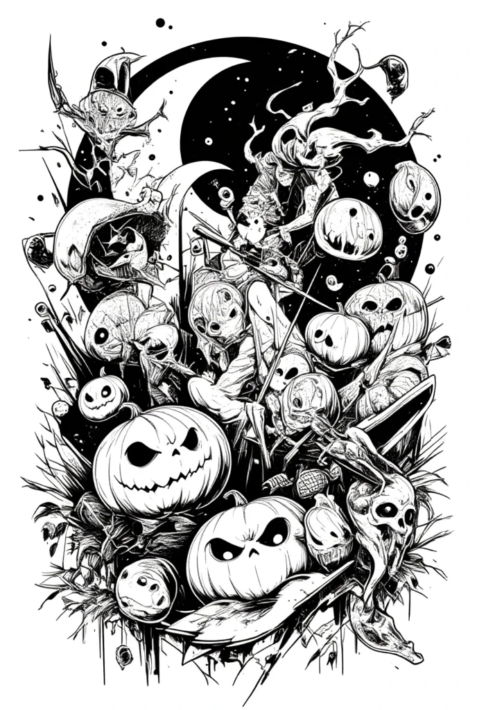  large collection of Halloween tattoos and symbols, Flash Sheet,  tattoo flash , sailor jerry  tattoo flash , mcbess, mcbess illustration, mcbess poster,  artwork, ink  artwork,  tattoo sketch ,  sticker illustration , Ink drawing,  tattoo graphic , graffiti, hd  artwork,  HD vector art , Retro line art,  line art illustration ,  tattoo design 