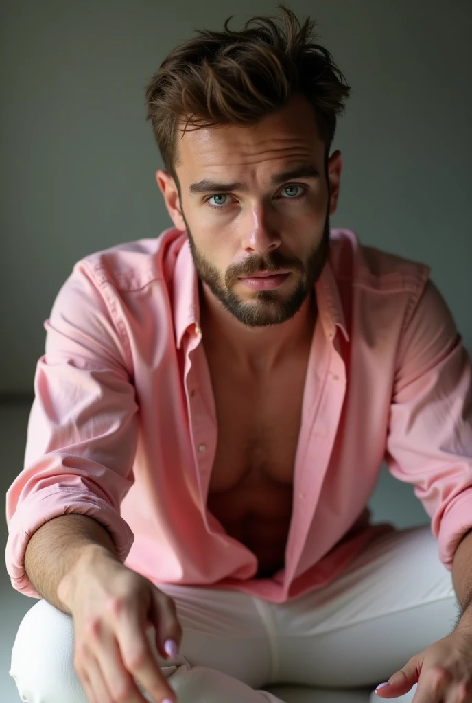 A man with a very big cock masturbating 