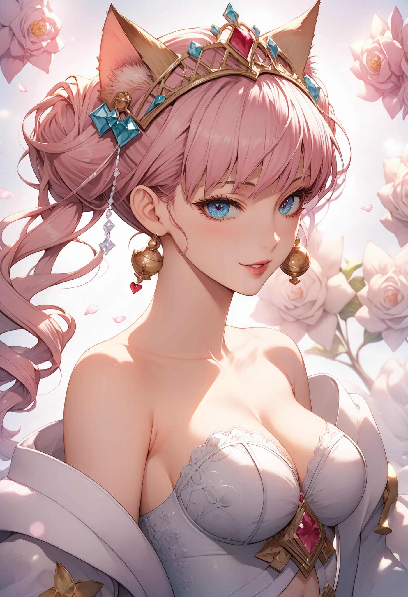  Anime Girl in lingerie with pink hair and a crown， 誘人的 Anime Girl，  beautiful seductive anime woman  ， anime goddess，  beautiful anime woman， 美麗的 Anime Girl， anime wallpaper， |Details Vivid anime ， Beautiful fantasy anime ， （ Anime Girl），  Beautiful anime work ，  Anime Girl，  beautiful anime catgirl ， anime wallpaper 4k， anime wallpaper 4 k， 4k anime wallpaper
