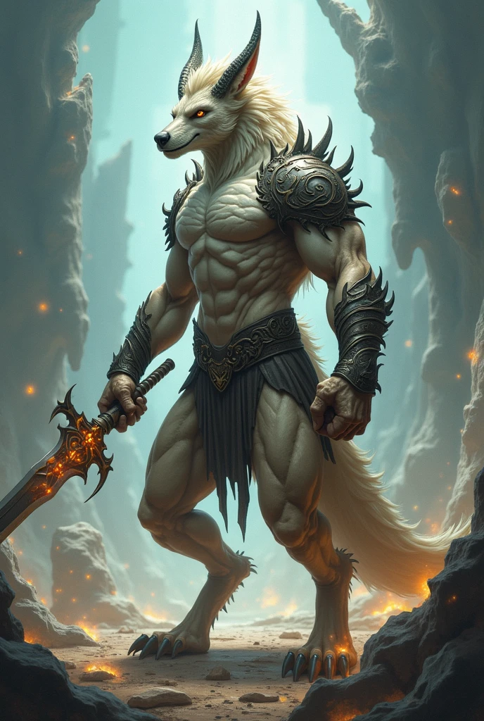ultra-detailed, masterpiece, masterwork, high quality, best quality, hdr, (nature, night), posted on e621, (by darkgem), nsfw, male, solo, (white little body werewolf), canine, (long silver hair, yellow eyes, white body, roar), stylish pose, dynamic angle, ((detailed penis, micropenis, foreskin, perfect balls))
