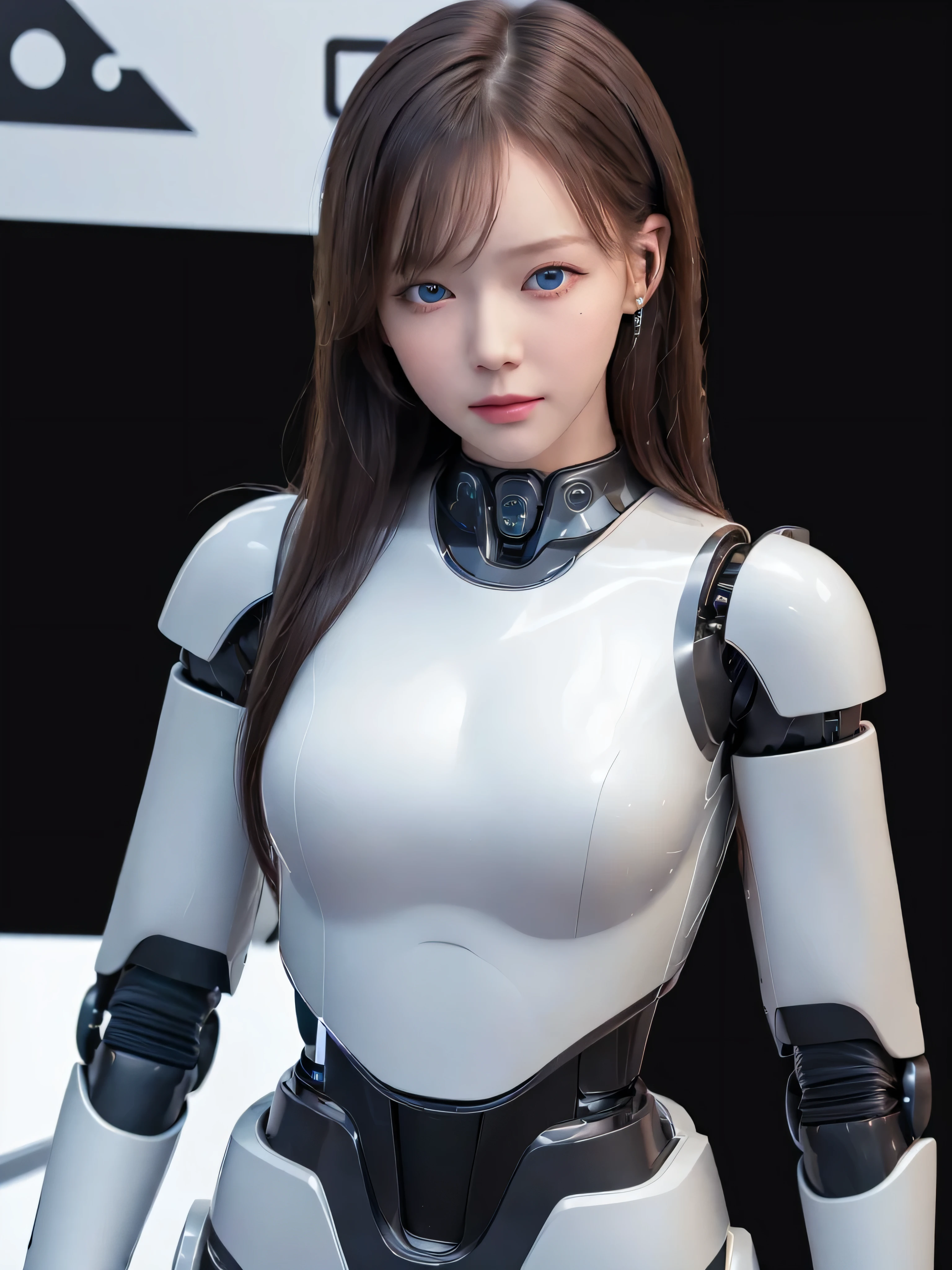 masterpiece, best quality, extremely detailed, (photorealistic:1.4), (RAW photo) (RAW photo) (8K, 4K, Best Quality, hight resolution, 超A high resolution:1.1), (masutepiece, Realistic, Photorealsitic:1.1), 1girl in, Japaese Cyborg girl,Plump , control panels,android,Droid,Mechanical Hand, Robot arms and legs, Black Robot Parts,Black hair,Mechanical body,Blunt bangs,White robotics parts,perfect robot girl,future laboratory,cyber pank,charging spot,laboratory,long tube,thick cable connected her neck,ceramic body ,mechanical body, ear antenna,mechanical ear cover, black leggings,mechanical costume,android,robot,humanoid,cyborg,japanese ager android ,mechanical chest,perfect cyborg girlmasterpiece, best quality, extremely detailed, (8K, 4K, Best Quality, hight resolution, 超A high resolution:1.1), 8K portrait,1girl in, Japaese android girl,android teacher,Plump , control panels,android,Droid,Mechanical Hand, ,Robot arms and legs, Black hair,Mechanical body,Blunt bangs,White Robotics Parts,perfect robot woman,Charging spot,Long Tube,A thick cable was connected to her neck,ceramic body ,android,robot humanoid,a bit chubby,panty,full eyes,perfect mechanical body,white robotics body,future assembly plant,white body,She has repaired,black sponge joints,android,perfect machine body,white robot body, body by hrp-4c, face by aespa winter, blue eyes, sharp face shape, 20 years old, hrp-4c's robot body suit, robot suit from HRP-4C, cute face shape, sexy face shape, aespa winter's face