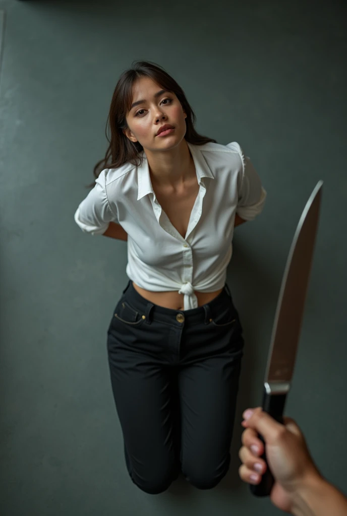 Nurse, knife, blood