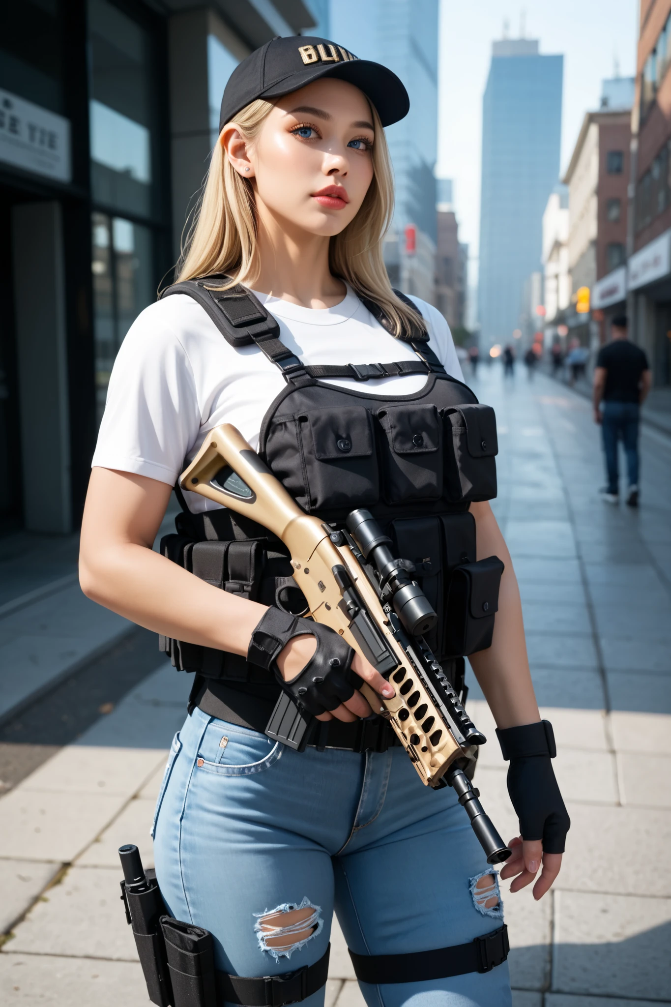 me with a Glock in my right hand