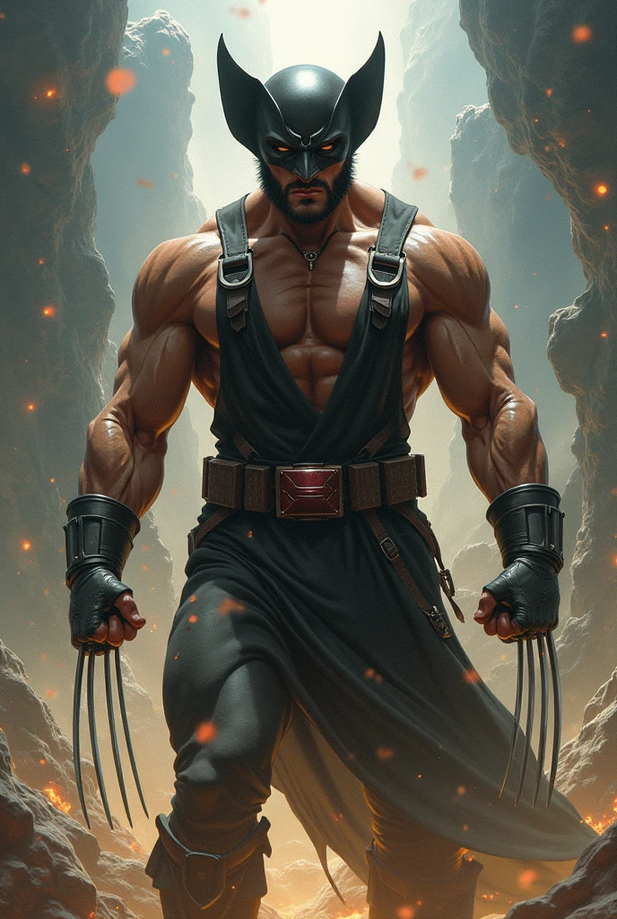 draw wolverine walking in desert landscape ((masterpiece)), 8k, (best quality), HDR, detailed background, jim lee, hero pose, hq-style, ((gorepunk)) --auto --s2