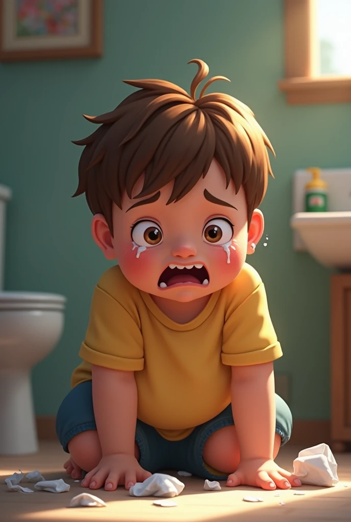 throwing a tantrum