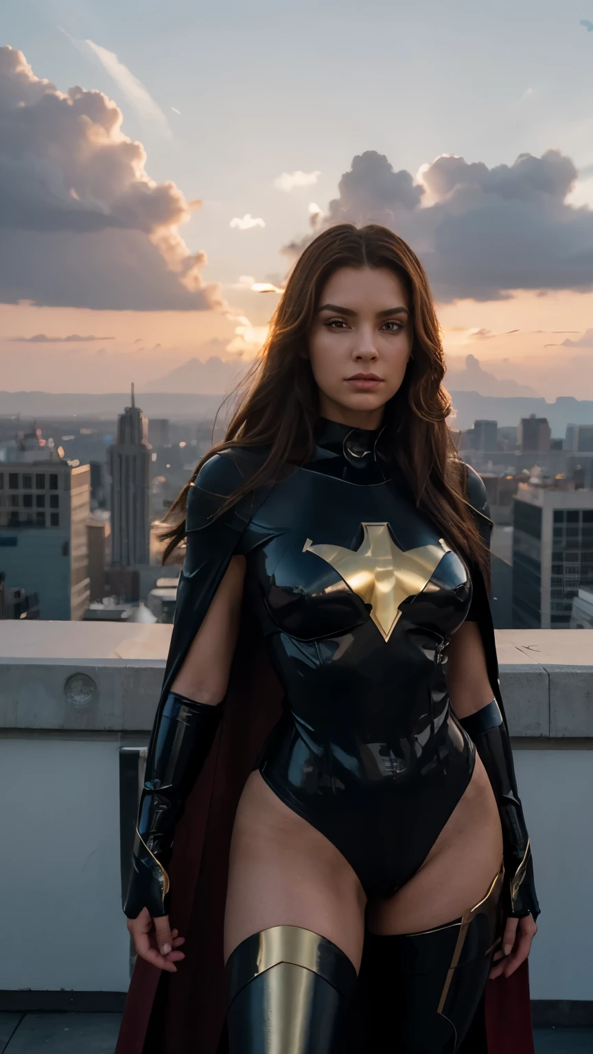 ((best quality)), ((masterpiece)), ((inked)), ((long wet wavy brunette hair)), majestic intricately detailed soft by jim lee, ((nubile toned brunette superhero on the surface of the moon)), (deborah ann woll:1.1)|(jennifer connoly:1.1)|(kelly brook:1.3), beautiful detailed eyes, ((intense sorrow expression)), ((skintight white embosse and gold intricately detailed superhero bodysuit, short pleated mini skirt, big breasts, cleavage,( advanced futuristic lycra:1.1), cape, white panties)), shoulder pads, ((gray rocky lunar surface)), black eyeliner, planet earth in the background, crashed alien spacecraft, highres, depth of field, (deep shadows:1.2), high detail, sharp focus, smooth, roughness, real life, backlit, photorealism, photography, cinematic Film still from (xmen apocalypse:0.7)|((cannibal holocaust:0.9:0.3))|(Barbarella:0.2)|(man of steel:0.8)|Batman: Arkham Knight<lora:Elixir:1>