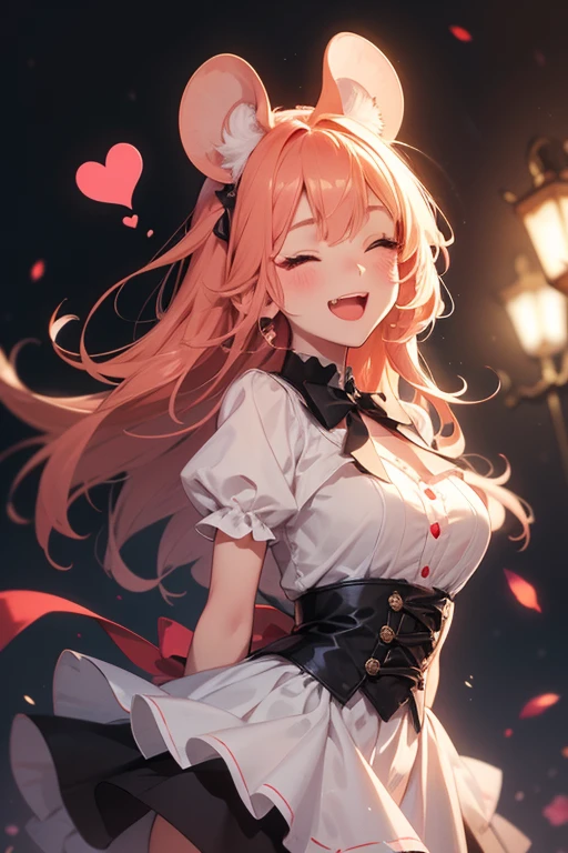 happy cute anime , taking a big heart , love love background , sweety