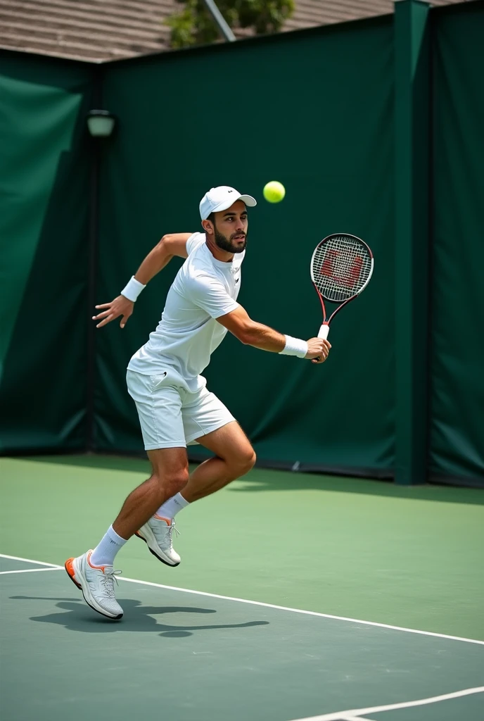 tennis player,male,healthy,vitality,Real People,whole body,With feet,masterpiece,best quality