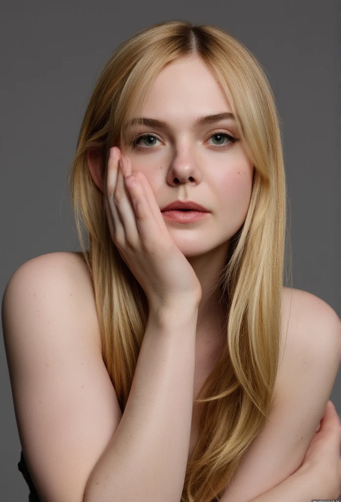 Generate an image of elle fanning have sex with her sister Dakota fanning 