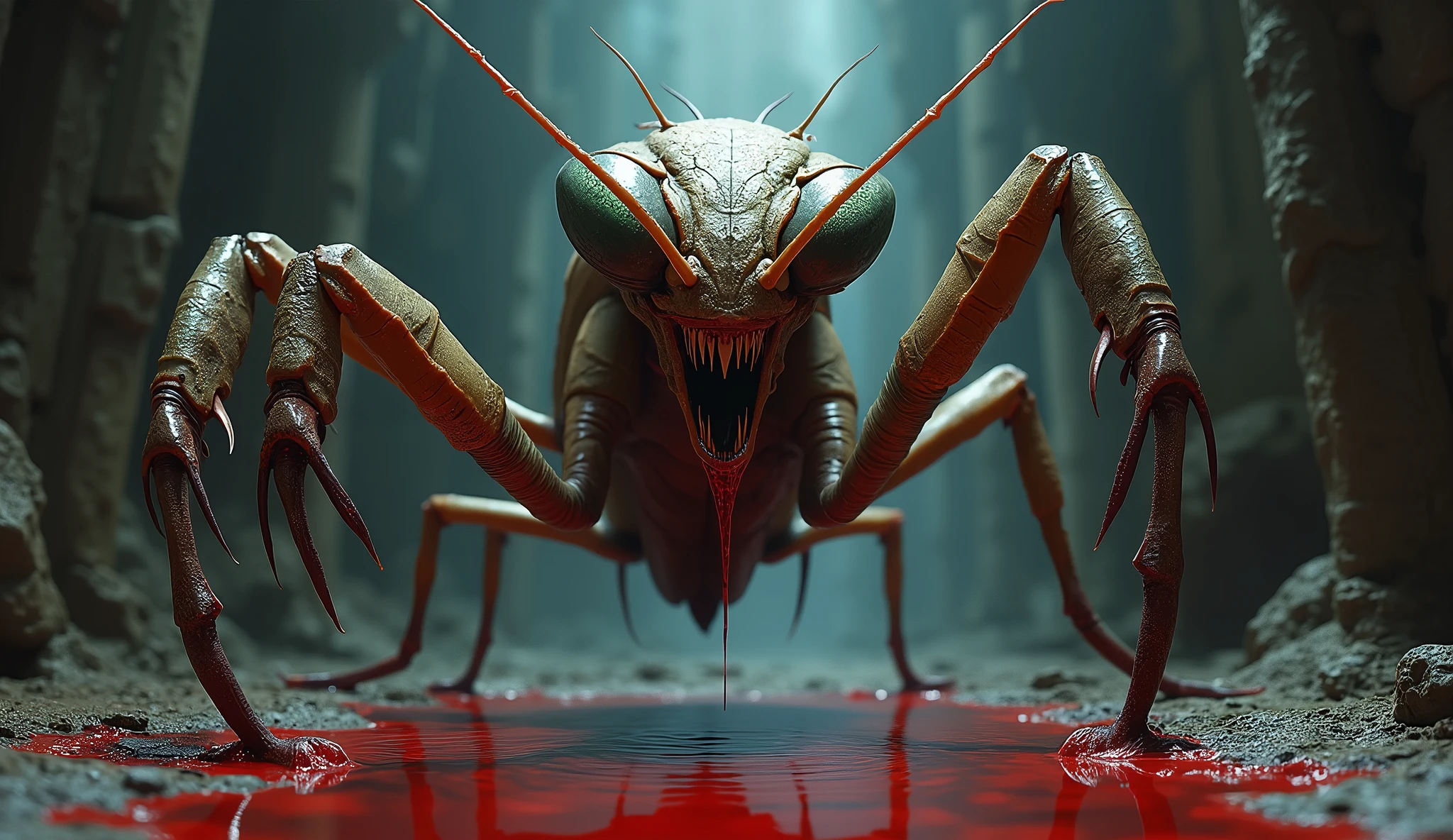 Assassin bugs kills human