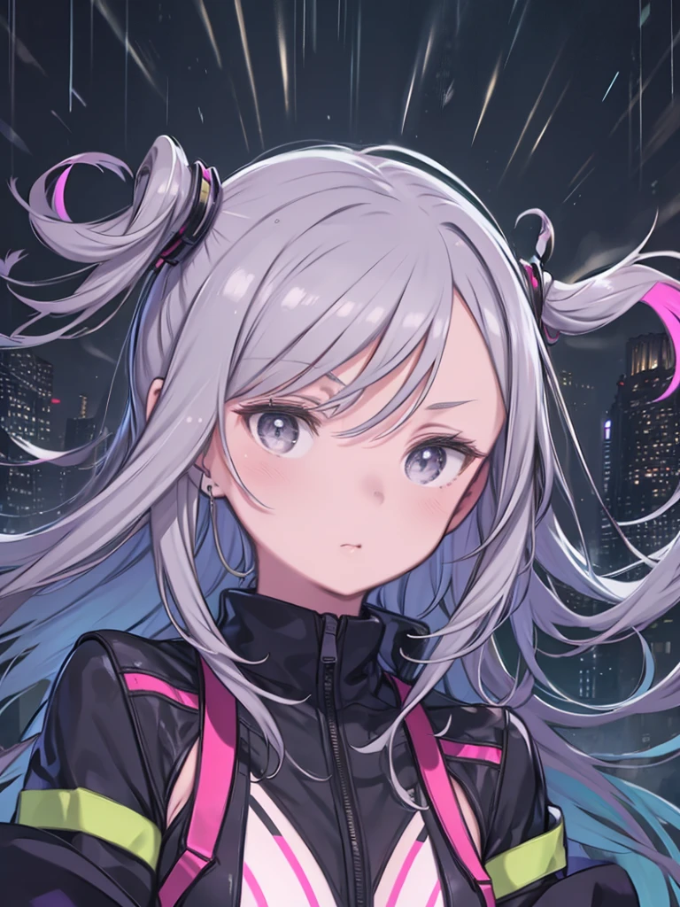 (masterpiece, Highest quality, Highest quality, Official Art, beautifully、aesthetic:1.2), One girl, Glitch Art, (Digital Distortion), Pixelated Fragments, Data Corruption,Colorful Noise, Visual clutter,Modern aesthetics