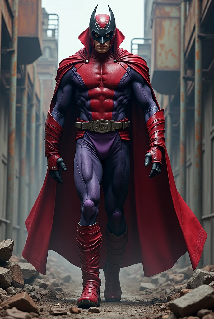 Magneto from X-Men in his iconic costume