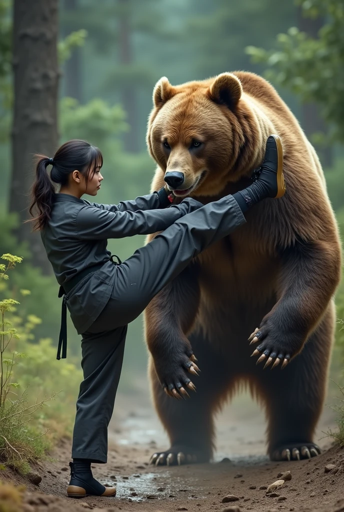 bear in the gym