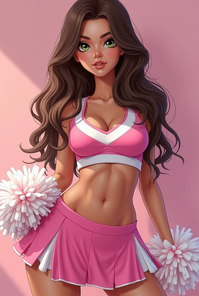extremely detailed picture of cute cheerleader girls in their underwear