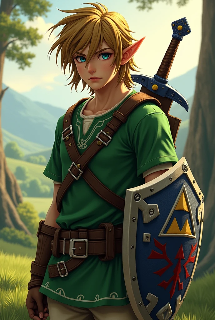 Link de Twilight princess con aspecto de 23 años 