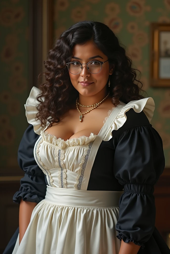 Mia Khalifa in Victorian clothing