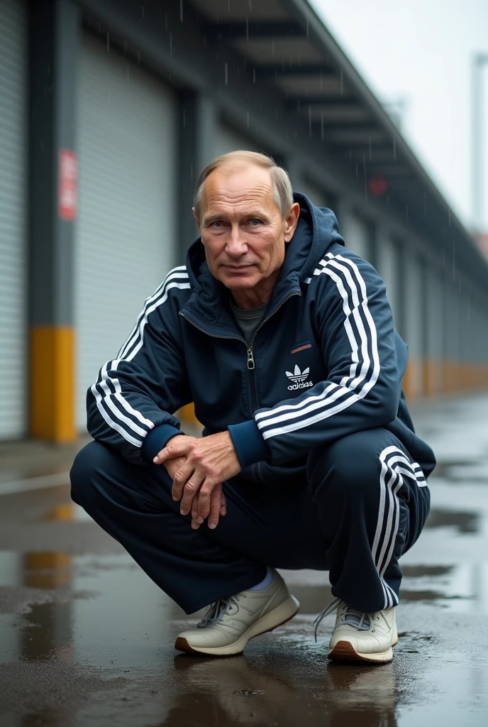 angry vladimir putin testing out pink military swimming suit gear