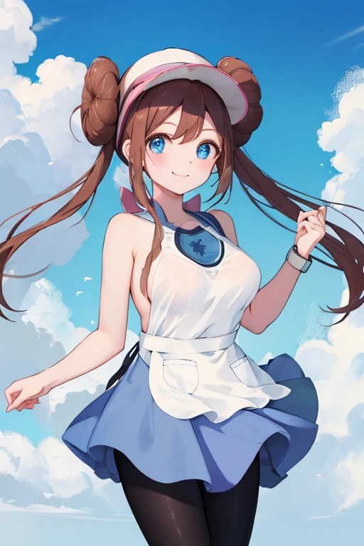((masterpiece,best quality)), absurdres, <lora:Candice_Pokemon:0.8>, Candice_Pokemon, hair ornament, twintails, hairclip, solo, smiling, looking at viewer, cowboy shot white sundress, sun hat, flowing winds, sunny, outdoors,