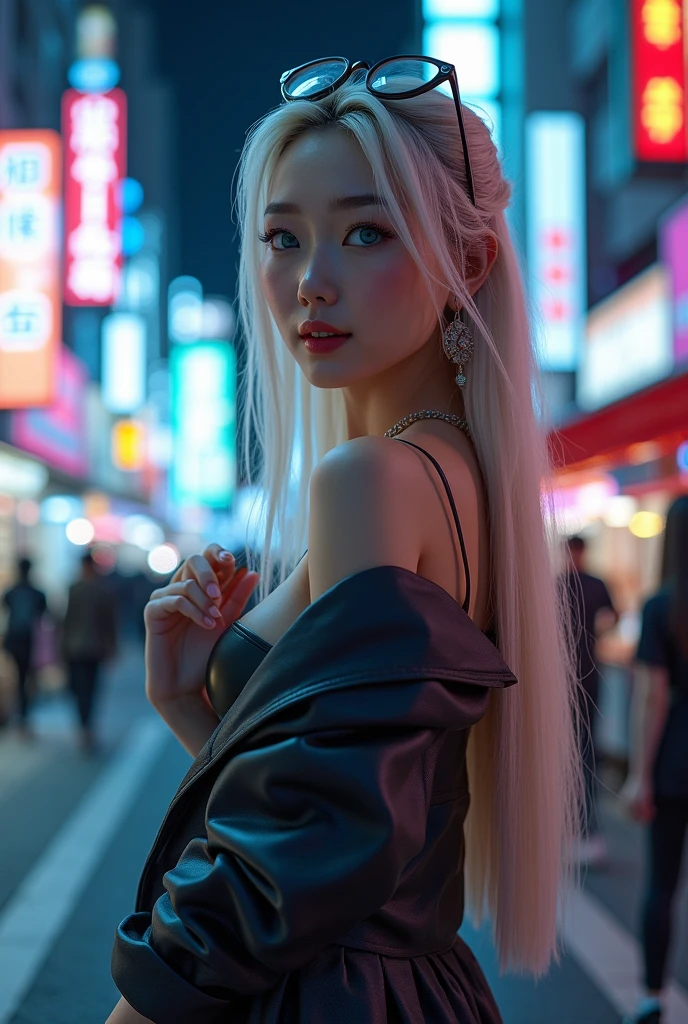 woman、sexy、Silver Hair、1 person、Japanese