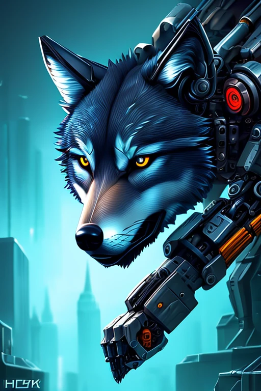 Wolf, mechanical parts, robot joints