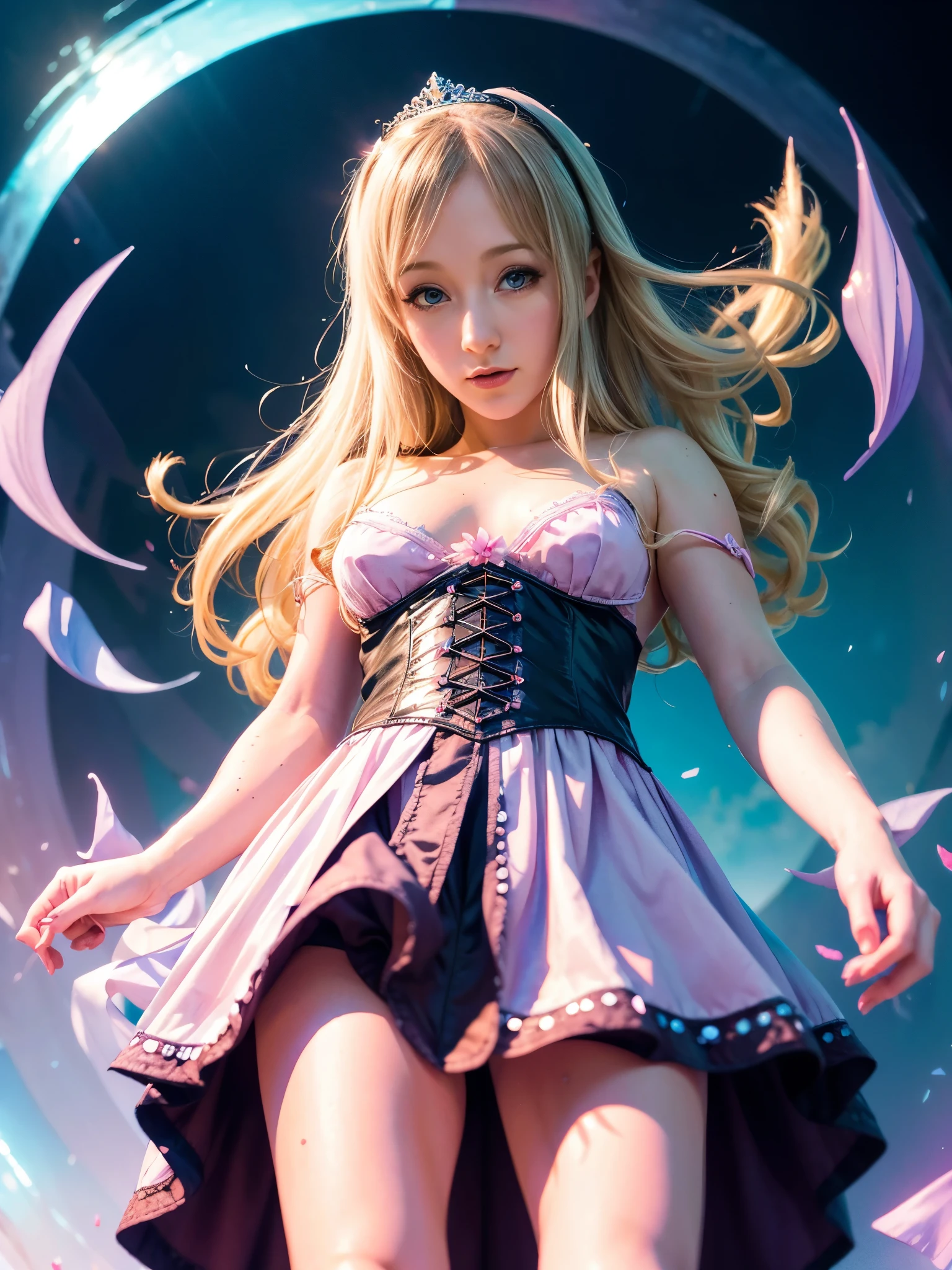 ((((hyperdetailed face, Perfect face and nice perfect face)))),( hight resolution, ultra-detailliert), (((((Petite girl with long hair blonde twin tails)))),((stratosphere))),((((Pink see-through nightgown)))),（((In the sky))),(((contrail))),(((Big witch's hat))),(((sea of clouds))),((())),(((Medieval cityscape))),((((flered skirt, Highest Quality)))),(((Flying in the sky))),(((Blue High Socks))),(((Rin))),(((heavy wind))),(((hand stand))),((()))),(((roll up the skirt))),(((white  panties,Angle from top,Kamimei)))