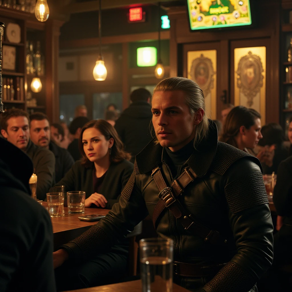 ciri from the witcher gangbanged in crowded tavern