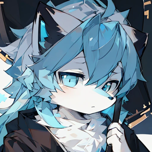 Ultra HD, (tilt lens), (snow fox (me), fur body, full body, headphones (color deep blue), deep blue (snow fox), neon (snow fox), UWU, light (RGB), DJ, glow (light), 4 ears 2 tails, masterpiece, name (snow), girl (young), jacket (deep blue), time and space, soft, collar (stars), furry tail, character (snow fox), 8K, long hair, winter (fog), fog (deep blue), thick fog, feeling (despair), crying, vampire, necklace, blood bag (eat), blood, young girl, blood, 10 years, succubus, 100% succubus tattoo, 100% demonic tattoo, succubus tattoo glow, demon tattoo glow
