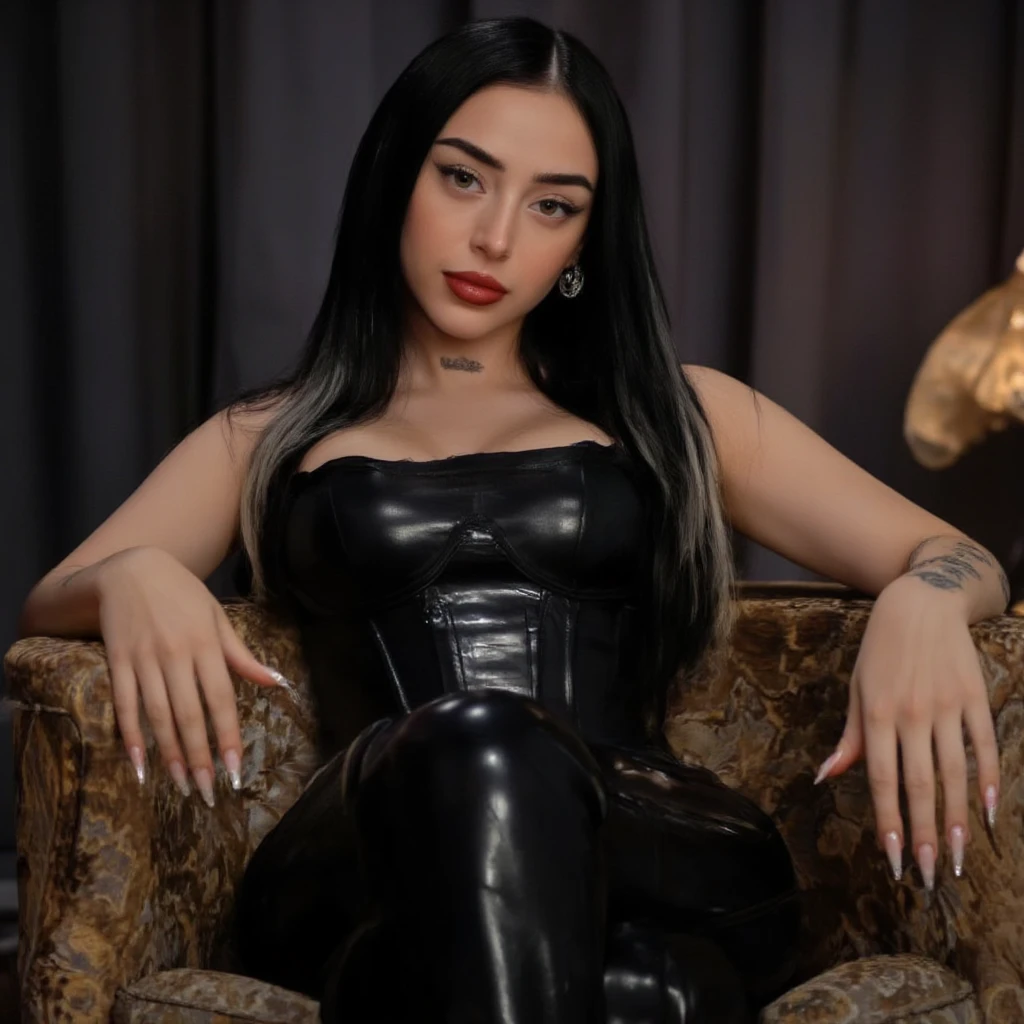 high contrast, (8K UHD:1.2), (photorealistic:1.2),(masterpiece:1.4), (best quality:1.4), ((1 Girl)), 4K unified, (masterpiece:1.2), (best quality:1.2), (masterpiece, beautiful eyes, detailed eyes, looking at the viewer, illustrated eyes, sexy eyes, girl, human face,(human face:1) ),uncovered, girl, ((genitalia slip)), erection, male genitalia, animal genitals, animal gemitalia. Pubic hair.
