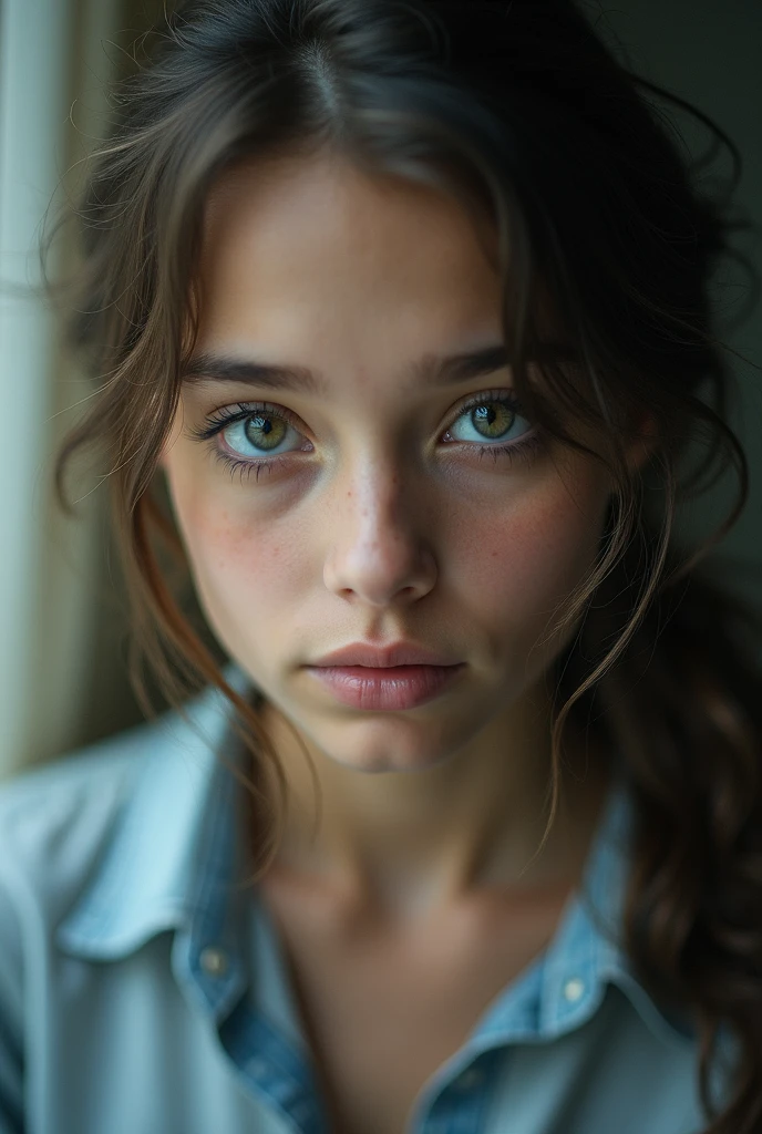 (1girl, beautiful detailed eyes, beautiful detailed lips, extremely detailed eyes and face, long eyelashes, mature woman, Greta Thunberg,  30 years old, naked, pubic hair, squatting, peeing, female peeing, prison cell, cinematic, disgrace, shame, photorealistic, 8k, detailed, masterpiece, ultra-detailed, realistic, vivid colors, dramatic lighting)