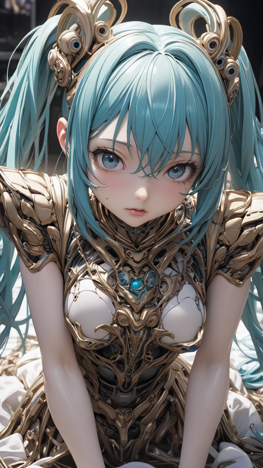 Absurd, Super detailedな,(In 8K:1.3),Masseter muscle area,(masterpiece:1.2)、(Highest quality)、4K、Super detailed、(Movement Structure:1.4)、(Shining Lights、Atmosphere lighting), High resolution, Best Quality、(One girl:1.4),Super detailedな,Bright colors、Treebreak Production Art、(Warm color light source:1.2),High-level image quality、Fine image quality、Intricate details,Volumetric Lighting,Realism BREAK、Profile、 Idol face、s old、Very beautiful face and eyes, Beautiful images、 natural make up、big eyes、(Baby Face:1.4)、(Big Tits:1.4)、(Breast bag:1.2), (glossy skin :1.5), (white background:1.2) 、 (light blue hair,blunt bangs、straight hair)、 (Good, T-back:1.5)、(tentacles:1.5)、 (orgasm face)、