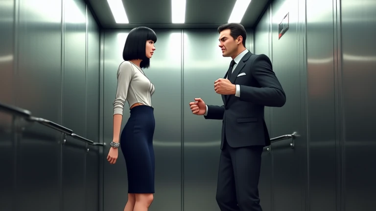 highly detailed and ultra-realistic scene with an asian woman and a young black man