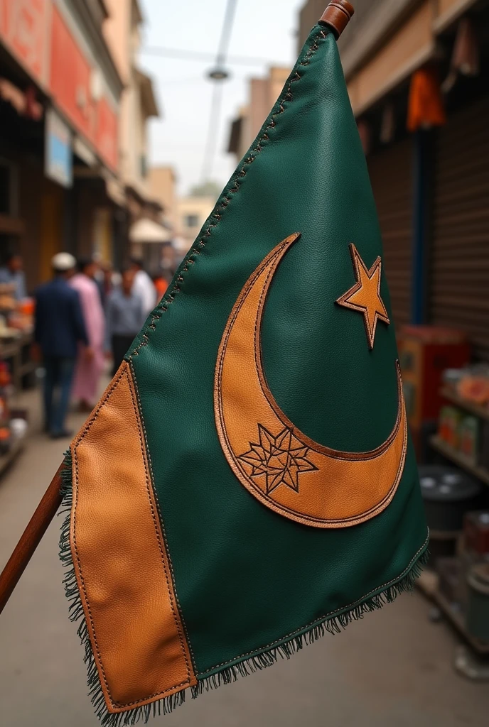 Create a picture of Pakistani flag putting on wallets. Ratio should be 1080 X 1080