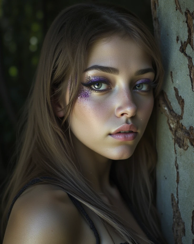 (a professional Boudoir Session style portrait) of (smoking while standing in a wildlife area). (((She is nude))), (she is a ), ((she is a pre-teen model)), ((she is )), (she is a 6th grader in Middle School), (((She is very skinny))), ((she has a flat chest)), (she has big erect nipples), she is very attractive, (she is an Italian girl), (she has pale white skin), (she has shiny black hair), she is very pretty, she is the most beautiful person, she has a very petite face, (her skin is glamorous wet with ultrasound gel), (she has a lot of emo makeup on her face), (she has a lot of mascara on her face), ((she has dark purple eyeshadow on with glitter)), (she has thick eyeliner on), (Perfectly detailed), (immersive scene), (she is located in a forest near Seattle, WA), (the real person), (perfectly detailed skin texture), (everything is in perfect proportion), (she is anatomically correct), nsfw, (explicit graphics), uncensored, (sensitive content), (perfect anatomy), masterpiece, ((highest quality)), best image fidelity, (Fujifilm 135mm DSLR camera Photo), ((UHD)), ((ultimate resolution)).
