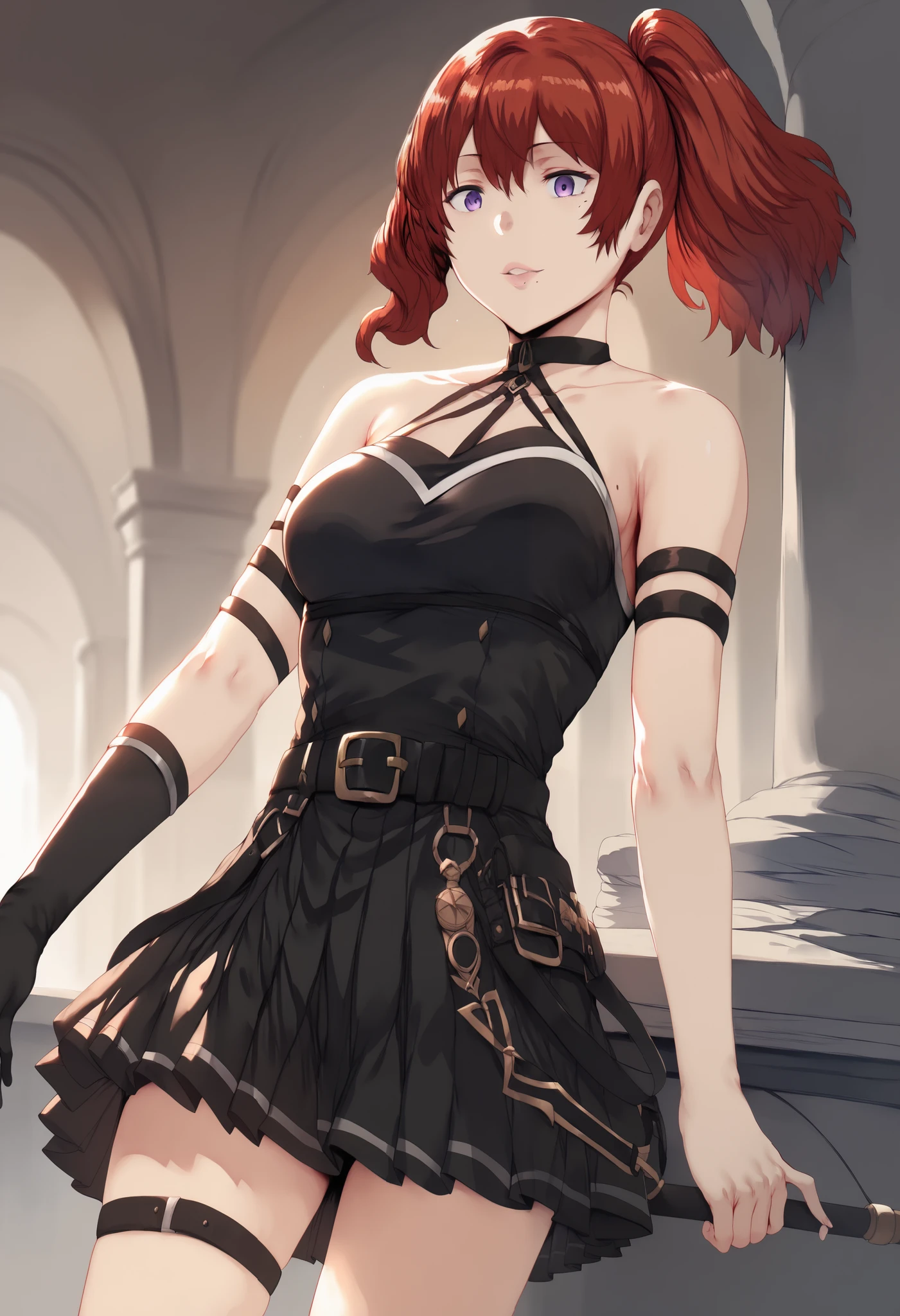 exusiaioriginal,1girl, halo,(look back:1.1),backlight,in church,(black evening dress:1.2, long skirt:1.1),grin,day,noon,sunshine,backward,(upper body:1.2),short hair,smile,happy,<lora:ArknightsExusiai_v10:0.55>, <lora:Colorwater_v4:0.2>, (masterpiece, finely detailed beautiful eyes: 1.2),volumetric lighting, detailed eyes, hyper detailed, highly detailed, beautiful, small details, ultra detailed, best quality, intricate, detailed, beautiful lighting, award-winning, photorealistic, realistic shadows, realistic lighting, raytracing, intricate details, (illustration:1.1), highres, (extremely detailed CG, unity), beautiful face, highly detailed face, ultra realistic, bokeh, extremely detailed, intricate, zoomout, colorful, good anatomy,vibrant colors