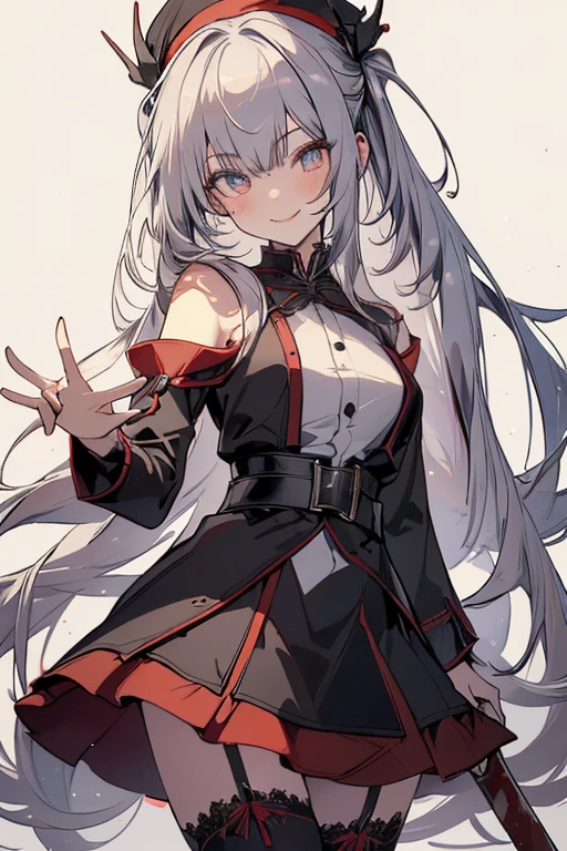 (from below:1.2),((1girl, silver hair, long hair, evil red eyes, crazy eyes, crazy smile:1.5, ), (santa clothes, santa hat, black tights, santa boots), (((holding ominous japanese sword ))), ((battlescene,slashilg,killing the mafia,blood splash)), (indoor, party room, christmas party), ((masterpiece:1.5)), ((best quality:1.5)), (ultra-detailed:1.5), (cinematic lighting, cinematic posing), (with sparkling eyes and a contagious smile),her thin pubic hair:1.2, looking at viewer